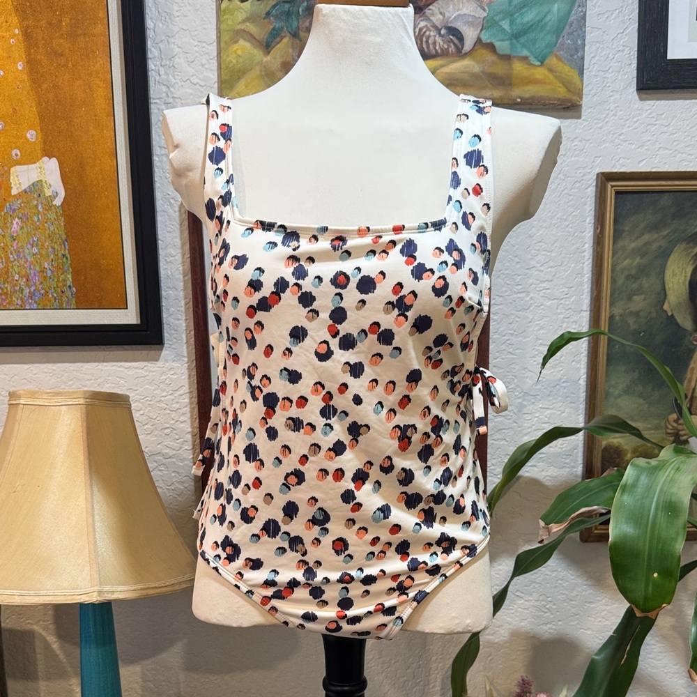 Hurley Multicolor Polka Dot One Piece Swimsuit